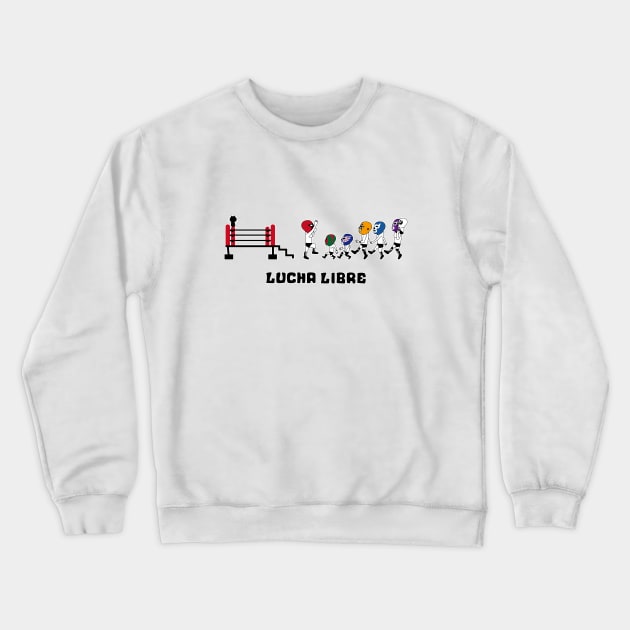 Familia de luchadores10a Crewneck Sweatshirt by RK58